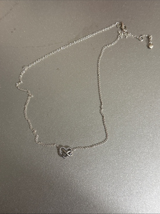 Pandora Jewelry - Pandora Silver Infinity Heart Necklace - Silver